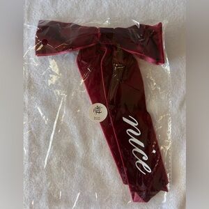 Rpzl Burgundy velvet Bow
